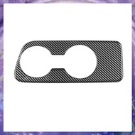 [r3jylk02.vn] Carbon Fiber Car Center Console Water Cup Holder Decoration Cover Trim Stickers Replac