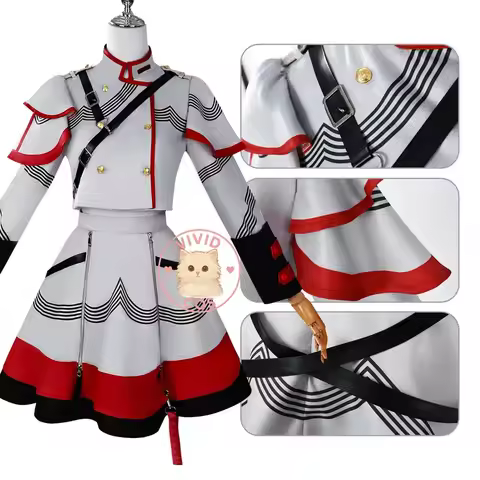 Kasane Teto Two-Dimensional Virtual Idol Anime Cosplay Full Set Female Costume Color Between Dress A