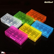 WATTLEMI Battery , Plastic 4 AA AA 18650 Battery Box,  Portable Coloful Anti-slip Battery Holder Sto