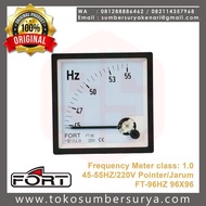 Ready JT Frequency Meter FT-96HZ Hz Meter FT96HZ Pointer Needle/ Size 96X96 Fort