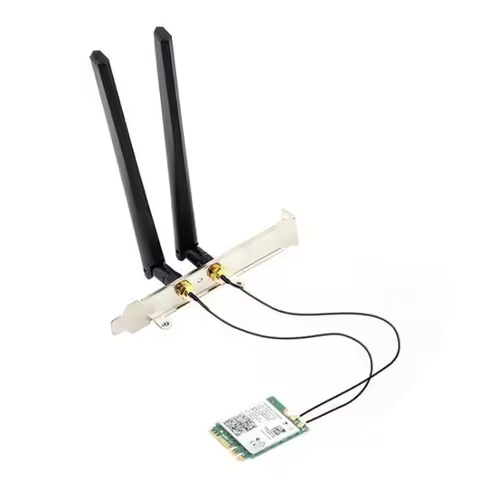 WiFi 6E Desktop Kit for Intel AX210 Bluetooth 5.2 Wifi Card 802.11Ax 2.4Ghz/5Ghz AX210NGW Wi-Fi 6 Ad