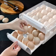 LOCOOK 2-Tier Egg Storage Box Organizer 2-Tier Egg Rack/ Egg Box Egg Storage Box Multipurpose Rack