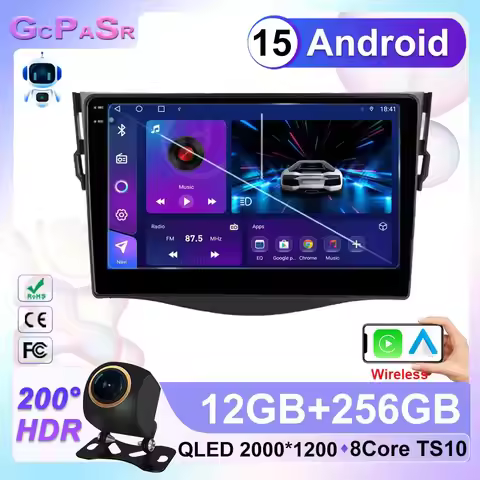 Car Radio For Toyota RAV4 Rav 4 2005-2013 Multimedia Player 2Din Carplay DSP Navigation GPS 4G Net W