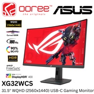 ASUS 31.5" ROG STRIX XG32WCS WQHD (2560x1440 @180Hz) USB-C CURVED VA PANEL LCD GAMING MONITOR PERMAI