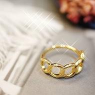 黃金戒指-6D硬金造型戒-黃金9999戒