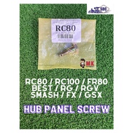 (SDC) SCREW Rear HUB PANEL Suzuki RC80 / RC100 / FR80 / RC110 BEST RR / RG110 Sport / RGV / Smash / FX / GSX (PACK LOT)