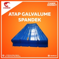 Atap Galvalume Spandek 030 Panjang 6 Meter Warna Murah Berkualitas