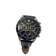 SEIKO mens watches quartz wrist watch analogues stainless BLK 8T63-00D0 Direct from Japan Secondhand