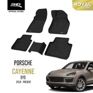 3D ROYAL Car Mat Porsche Cayenne 9Y0 (2018 - Present)