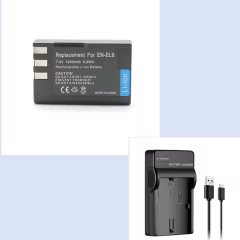 1200mAh High performance EN-EL9 EN-EL9a EL9 EL9a Camera Battery For Nikon D40 D40x D60 D3000 D5000 +