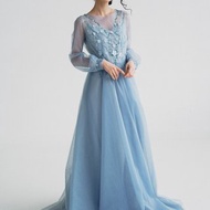 Blue Wedding Dress Aura