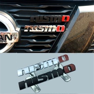 1 Piece 3D Metal NISMO Logo Car Grille Emblem Badge Sticker Styling For Nissan navara terra urvan almera juke nissan safari xtrail sylphy gt-r altima Car Accessories