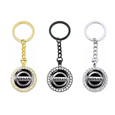 2025 Metal 3D Car Keychain Key Ring Chain Styling for Nissan Sylphy N7 Teana Qashqai Note J10 J11 Na