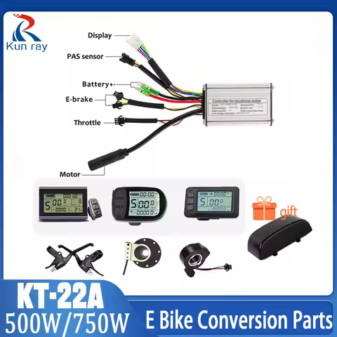 36V48V 500W750W E Bike Controller KT-22A Brushless Controller KT Controller Compatible with KT Displ
