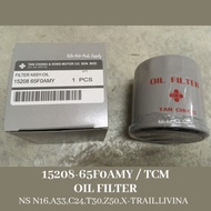 OIL FILTER NS N16,A33,C24,T30,Z50,C11 X-TRAIL ,LIVINA 15208-65F0AAP/ATP