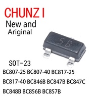 100PCS New and Original SMD Transistor SOT-23 BC807-25 BC807-40 BC817-25 BC817-40 BC846B BC847B BC84