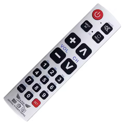 Universal Remote A-TV2 compatible with most Vizio/Sharp/Zenith/Panasonic/Philips/RCA TV