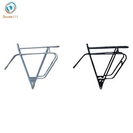 Dovewill Foldable Bicycle Rear Seat Carrier, Bicycle Rear Wheel Carrier, Aluminum Alloy Bicycle Carr