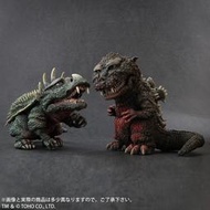 現貨 少限 RIC 日版 X-plus Q版 少限彩色版 1955 哥吉拉+安基拉斯 套組