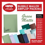 HIJAU Bubble Mailer Envelope Packing Sage Green Polybubble Bag Envelope Polymailer Olshop 11x11 11x1