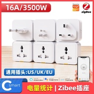 Tuya 16A Multifunctional Smart Wifi Socket works with Alexa Google & Universal Smart Socket Universa