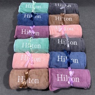ผ้าขนหนู ผ้าเช็ดตัว Hilton ขนาด 70*140ซม ยกโหล 12ผืน คละสี ผ้าหนา ซับน้ำดี
