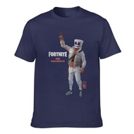 Dj Marshmello Fortnite Game Men's Cotton T-Shirts