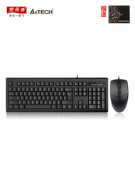 A4Tech | Wired Keyboard and Mouse Set for Desktop Office Home Gaming USB