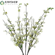 QINSHOP Artificial Flowers, Snow Willow Silk Texture Decorative Flowers, DIY Props American Pastoral Style 103cm Artificial Flower Decoration