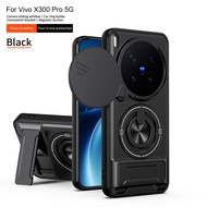 Case For Vivo X300 PRO 5G Magnetic Stand Slide Camera Protector For Vivo V50 V60 Lite X200 FE Shockp