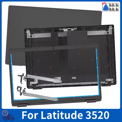 New For Latitude 3520 L3520 E3520 Laptop LCD Back Cover/Front Bezel/Hinges Computer Replacement Part
