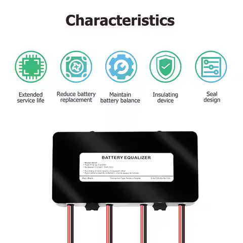 BMS Smart Battery Equalizer 48V 4 x 12V Battery Voltage Balancer for Gel Flood AGM Lead Acid Lithium