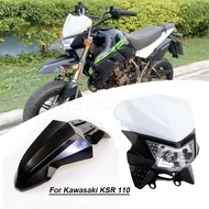 Y Front Fender Light Supermoto Headlight Fairing For KAWASAKI KSR 110 Pro KSR110 Mudguard Motorcycle