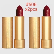 Gucci - x2PCS 3614229374926 古馳傾色絨霧唇膏 #506 櫻桃紅色 3.5g [平行進口貨]