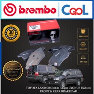 TOYOTA LAND CRUISER LX470 CYGNUS UZJ100 FRONT OR REAR BRAKE PAD BREMBO