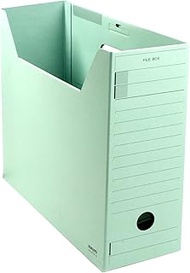 KOKUYO file box color thick paper board with lid A4 green A4-LFFN-GZ