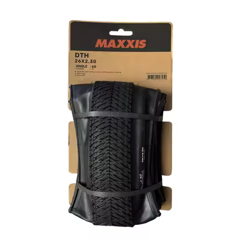 Maxxis DTH 26x2.3 Dirt Jump Bike Tire 60tpi Foldable MTB Mountain Bike 35-65PSI Black Yellow Edge BM