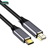USB C To Mini DisplayPort Cable High Resolution 4K 60hz Connector For Desktop Laptop Projector Monitor Phones 1.8M