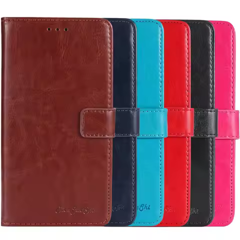 TienJueShi Flip Protect Leather Cover Wallet Case For swissvoice g55 Pouch Shell Etui