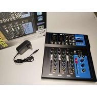 MIXER F4-USB 4 Channel Mixer W/Bluetooth (NEW)