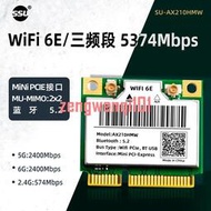 SSU WIFI6E筆記本網卡AX210AX200MINI-PCIE無線網卡模塊筆記本內置千兆無線WIFI接【原廠保固】