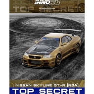 Inno Nissan Skyline R34 Top Secret Gold64