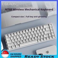 EWEADN MT68 Wireless Bluetooth Mechanical Keyboard Mouse Combo 68-Key Office Gaming Esports Dedicate