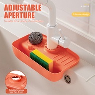 Kitchen faucet drain pad sink faucet splash-proof drain pad sponge dishcloth storage rack kitchen dr