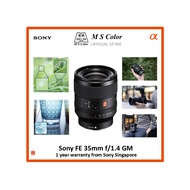 [READY STOCK | 1 YEAR WARRANTY] Sony FE 35mm f/1.4 GM Lens