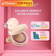 Wardah Colorfit Perfect Glow Cushion - Acne-Prone Cushion Medium to High Coverage SPF33 PA++ Oil Con