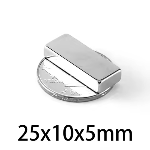 25x10x5mm Powerful Magnets Strong Block Magnets For Fridge, DIY, Building, Scientific, Craft, Educat