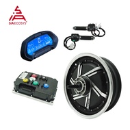 QS MOTOR 273 8000W V4 Hub Motor 96V 140KPH Conversion Kit with SIAYQ96850 Controller for Electric Mo