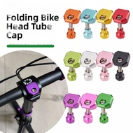 Folding Bike Head Tube Cap with Quick Release for Dahon P8 P10 Anodized Aluminum