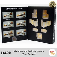 AR2158 Diorama 1/400 Aircraft Maintenance Set Four Engine by Fantasy Wings
